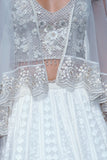 Ivory Emb. Chikankari Lehenga  (FA-27/LEH +CRN)
