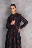 BLACK & MAROON DUPION JACKET (1 PC)