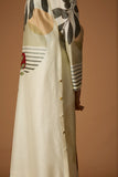 IVORY CHANDERI PRINTED TUNIC (BCC-01)