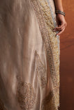 ROSE GOLD TISSUE EMBROIDERED SAREE (1 PC)