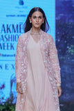 Old Rose Tulle 3d Emb.jacket & Chiffon Drape Dress (Wd-05)