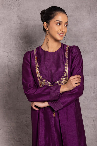 FALSA VISCOSE DUPION EMBROIDERED KURTA SET (DT-03)