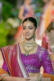IVORY ZARI EMB. SAREE SET (EVO-14) (2 PCS)