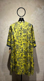 DARK OLIVE DUPION PRINTED TUNIC (TNC-16B)(1PC)