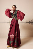 Ruby printed skirt set (E-11/TL-25)