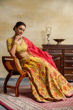 YELLOW HEAVY EMBROIDERED LEHENGA SET (FB-33)