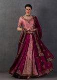 FALSA DOUBLE LAYERED EMBROIDERED LEHENGA SET ( FB-01A)