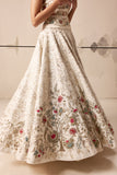 Ivory embroidered lehenga set (E-25/TL-118)