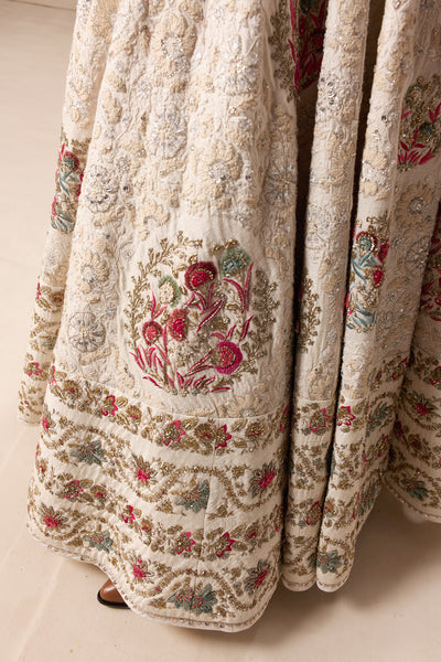 IVORY FLORAL LEHENGA (E-27/TL-115)