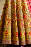 YELLOW HEAVY EMBROIDERED LEHENGA SET (FB-33)