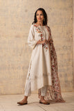 IVORY CHANDERI EMBROIDERED KURTA SET ( NR-01 )