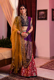 MULTICOLOR BANARASI SILK BROCADE WEAVED LEHENGA SET (3 PCS)