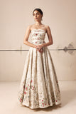 Ivory embroidered lehenga set (E-25/TL-118)