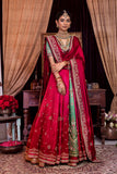 Atisha-W ruby silk mashru embroidered lehenga set ( FB-01 )