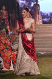 Toosh embroidered lehenga set  (KZ-15A)