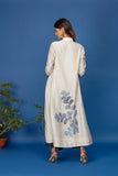 WHITE & BLUE FERN PRINTED TUNIC (1 PC)