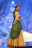 Yellow embroidered lehenga set (E-32/TL-126)