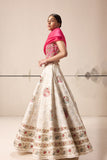 IVORY FLORAL LEHENGA (E-27/TL-115)