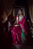 Atisha-W ruby silk mashru embroidered lehenga set ( FB-01 )