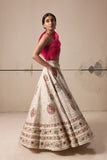 IVORY FLORAL LEHENGA (E-27/TL-115)