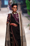 Black printed silk saree set (DMT-12) (FB-16 & DMT-12)