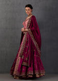 FALSA DOUBLE LAYERED EMBROIDERED LEHENGA SET ( FB-01A)