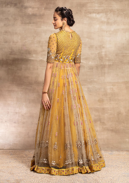 Antara Anarkali Set With a tulle skirt (SK-17)