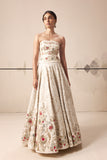 Ivory embroidered lehenga set (E-25/TL-118)