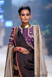 Black printed silk saree set (DMT-12) (FB-16 & DMT-12)