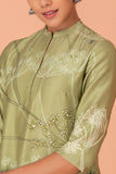 GREEN PRINTED KURTA (HB-04A)