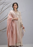 Blush pink tussar dupatta (DUP-37)