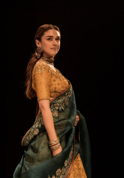 Yellow embroidered lehenga set (E-32/TL-126)