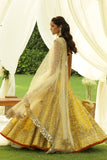 MUSTARD GOTA PATTI EMBROIDERED SILK LEHENGA SET (2 PCS)