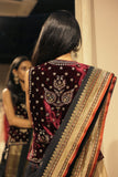 BLACK MUNGA TUSSAR SAREE (TANAY-07)