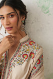 TOOSH CHANDERI EMB. KASHMIRA KURTA SET (3 PCS)