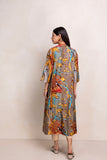 MULTICOLOR SILK CHANDERI PRINTED TUNIC (1 PC)