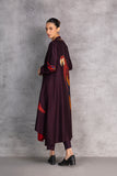 CHOCOLATE BROWN DUPION JACKET (1 PC)