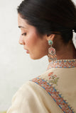 TOOSH CHANDERI KASHMIRI MULTICOLOUR EMBROIDERED JACKET SET(3 PCS)
