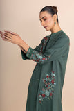 GREEN EMBROIDERED KURTA SET (2 PCS)