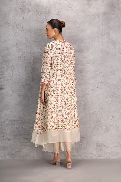 IVORY CHANDERI KURTA SET (2 PCS)