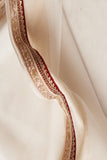 IVORY TISSUE EMB. SAREE SET (2 PCS)