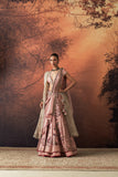 OLD ROSE EMB. MULTIKALI LEHENGA SET (EVO-10) (2 PCS)
