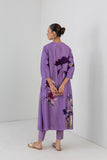 MIDNIGHT PLUM DUPION ORCHID PRINTED TUNIC (1 PC)