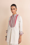 IVORY HANDWOVEN COTTON SHORT JACKET(1 PC)