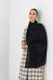 BLACK WOOLEN STOLE (1 PC)