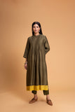 SAGE GREEN DUPION KURTA SET (2 PCS)