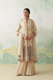 TOOSH CHANDERI KASHMIRI MULTICOLOUR EMBROIDERED JACKET SET(3 PCS)