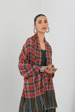 MUTICOLORED CHECK WOOLEN STOLE (1 PC)