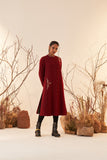 BLACK WOOLEN EMBROIDERED JACKET (1 PC)