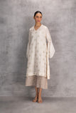 IVORY CHANDERI KURTA SET (2 PCS)